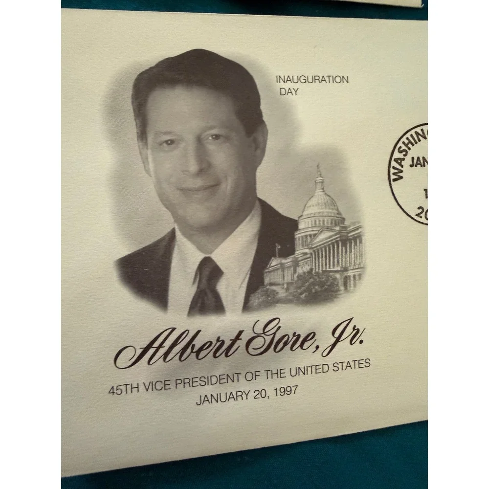 1997 USPS 53rd Presidential Inauguration Bill Clinton Al Gore Envelope Set